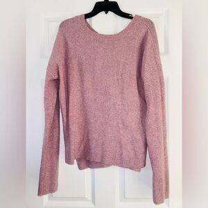 Rachel Zoe Pink Long Sleeve Sweater Knit Purple Pink Tunic Medium